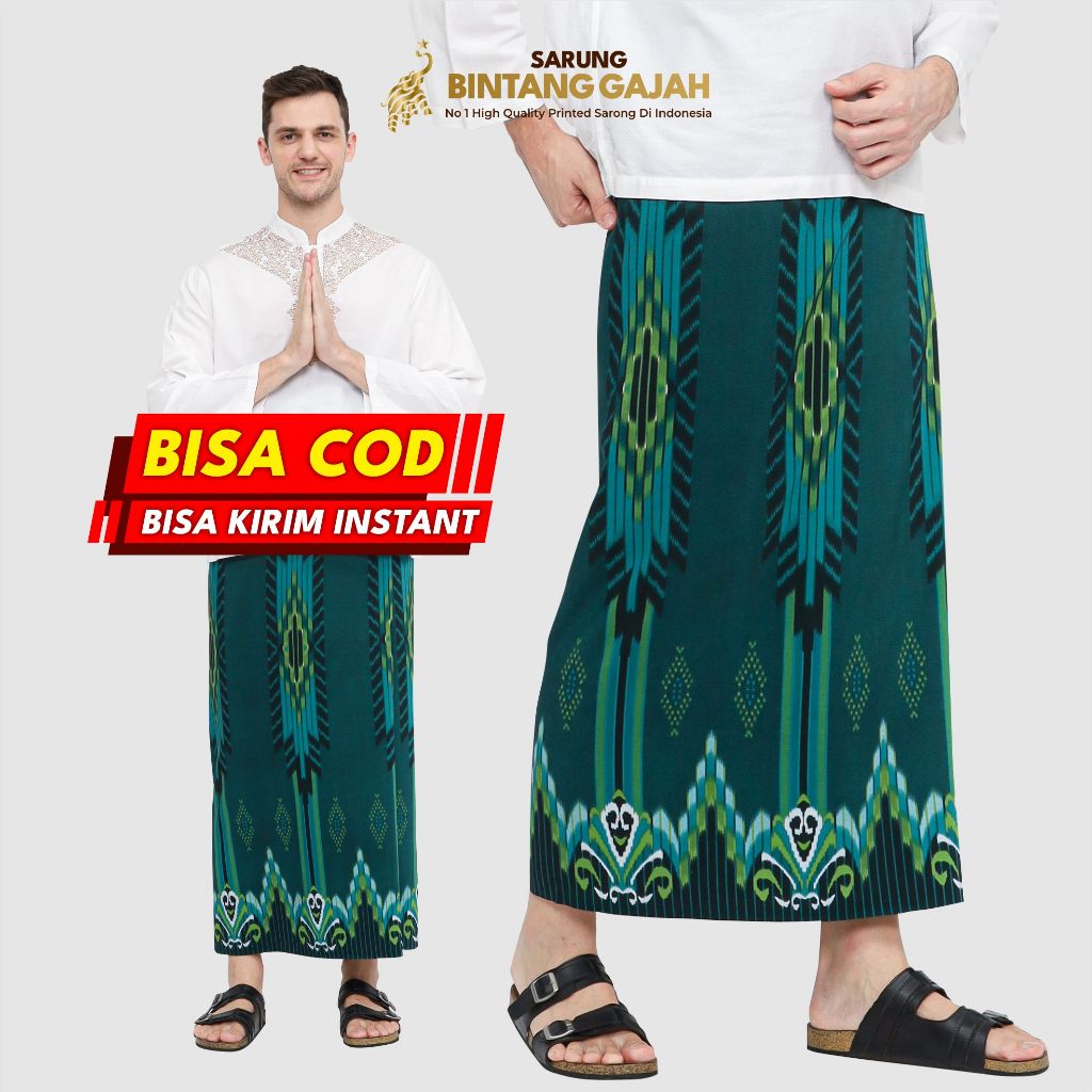 Sarung Bintang Gajah Onta Legenda RS 9927 Motif Ornamen Nusantara