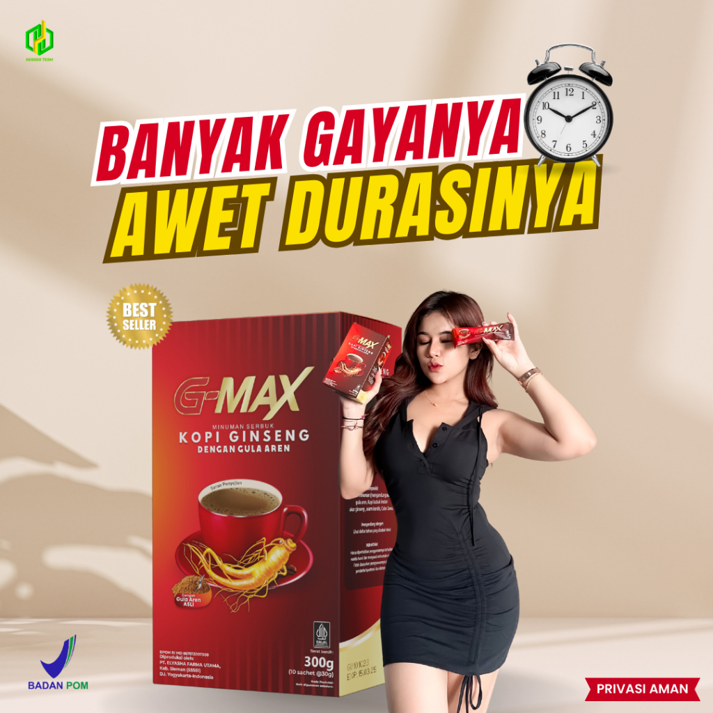 

KOPI G MAX ORIGINAL BPOM KOPI STAMINA PRIA TAHAN LAMA HALAL PRIVASI AMAN