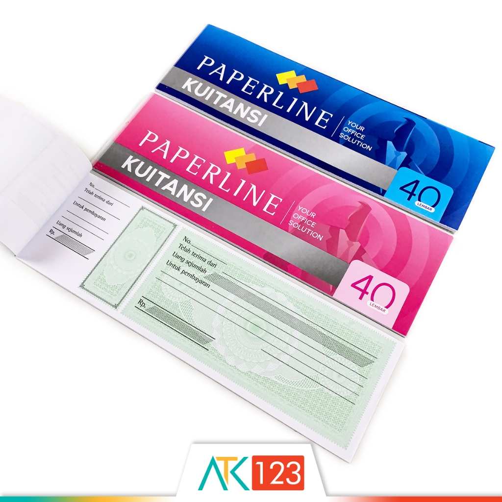

Kwitansi / Kuitansi Paperline Sedang (KT 40 T) isi 40 Lembar