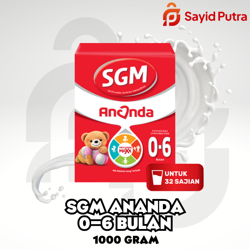 SUSU SGM ANANDA 0-6 BULAN 1000 GRAM