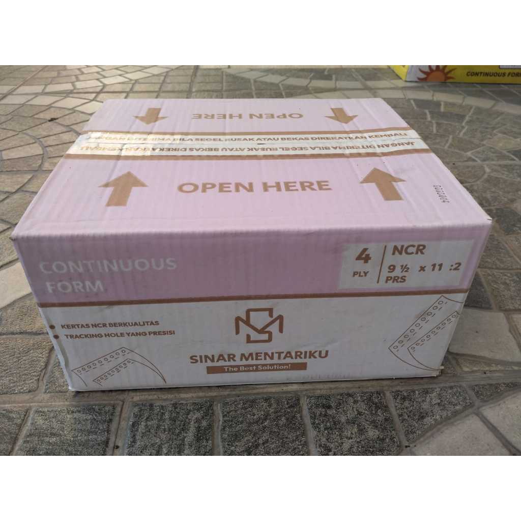 

4 Ply : 2 Prs Warna Kertas Continuous Form Sinar Mentariku 9 1/2" X 11
