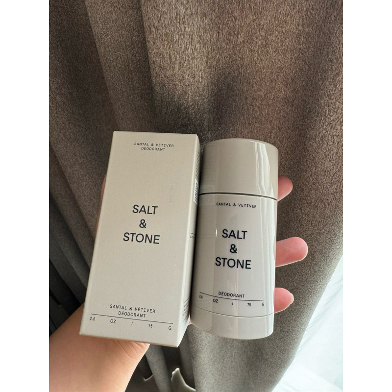 Salt & Stone Deodorant variant Santal & Vetiver / Bergamot & Hinoki / Neroli & Basil / Black Rose & 