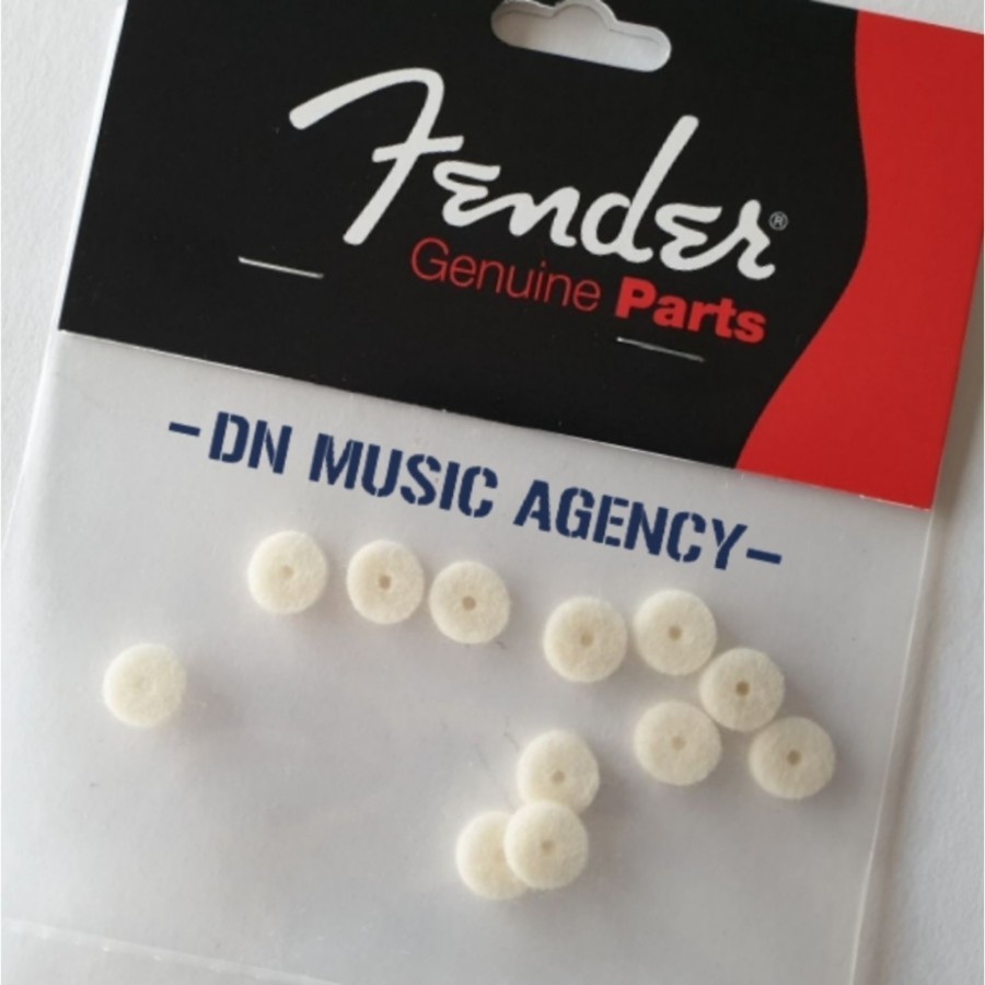 Fender Genuine felt washers strap button vintage white gitar & bass original USA