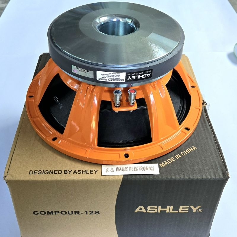 Speaker Subwoofer 12 inch Ashley Compour 12S Coil 4 inch