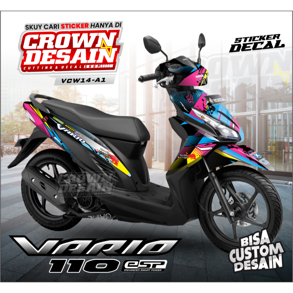 Sticker Decal Vario 110 Fi Fullbody IMAGINE - Stiker Dekal Motor Vario Fi 110 - Striping Vario - Sti