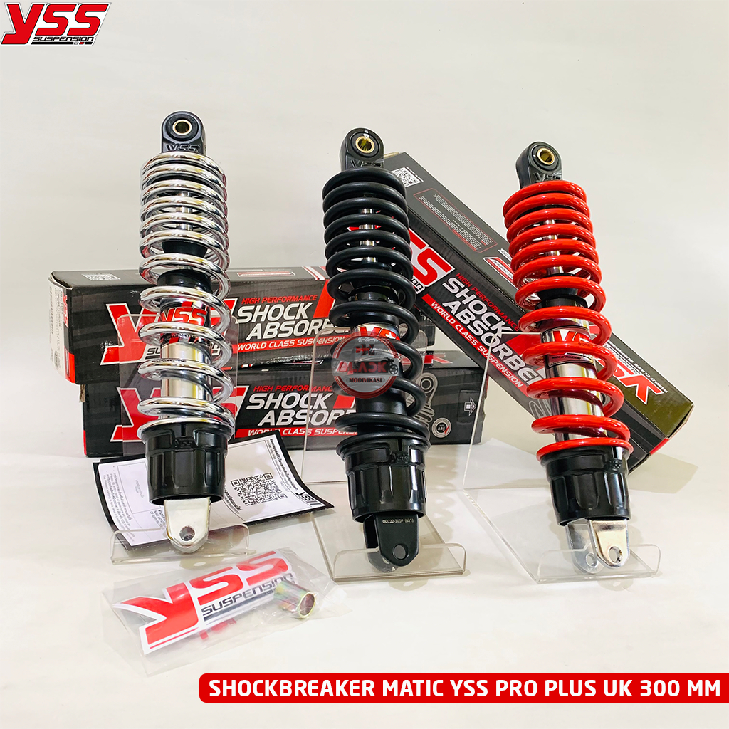 Skok Belakang Shockbreaker YSS PRO PLUS Matic UK 300mm Single Shock Non Tabung Mio Vario Beat Scoopy