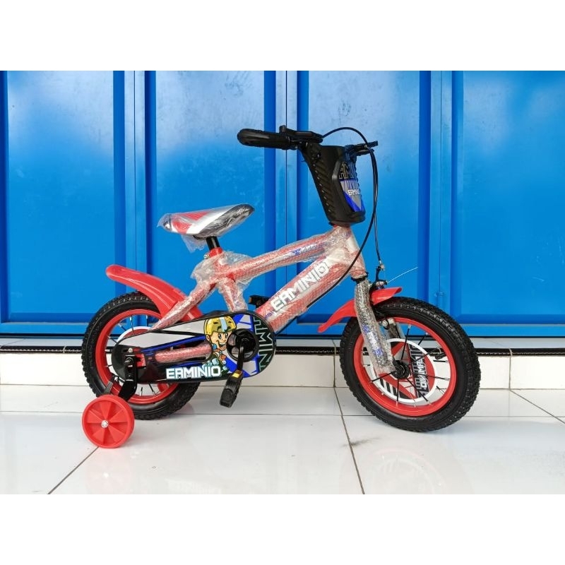 Sepeda anak laki laki bmx velion 12 inch