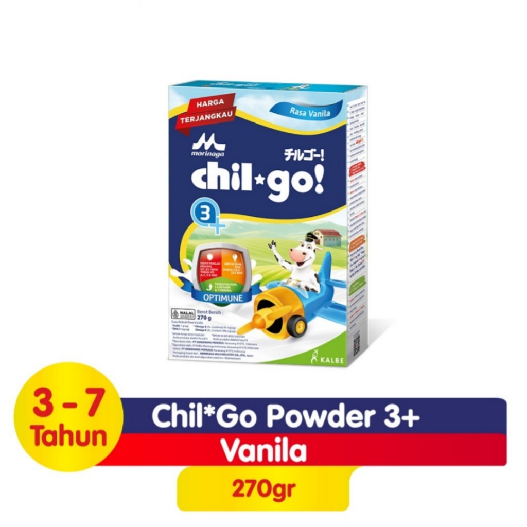 

Chilgo Powder 3+ 270g Susu Bubuk dukung Tumbuh Kembang Anak