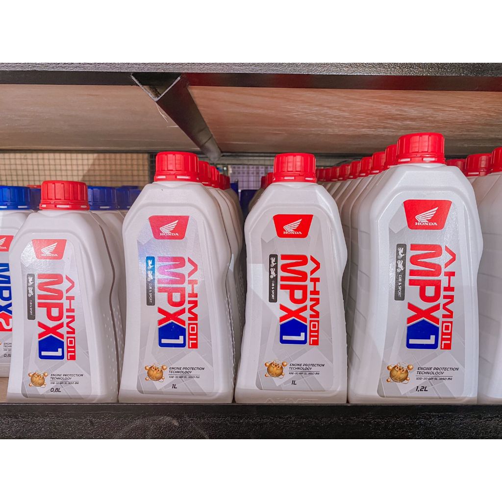 Oli MPX1 800ml & 1000ML & 1200ML AHM Oil MPX 1 SAE 10W30 ORIGINAL ASLI