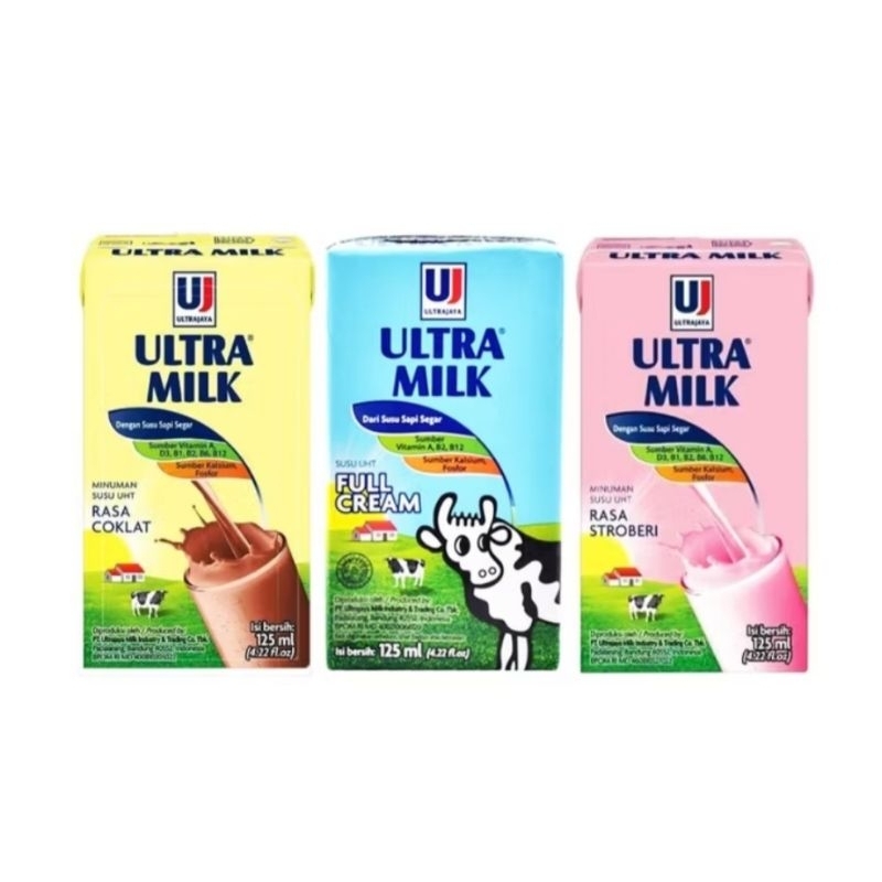 

Ultramilk 125ml ultra milk kecil (Minimal beli 3 pcs)