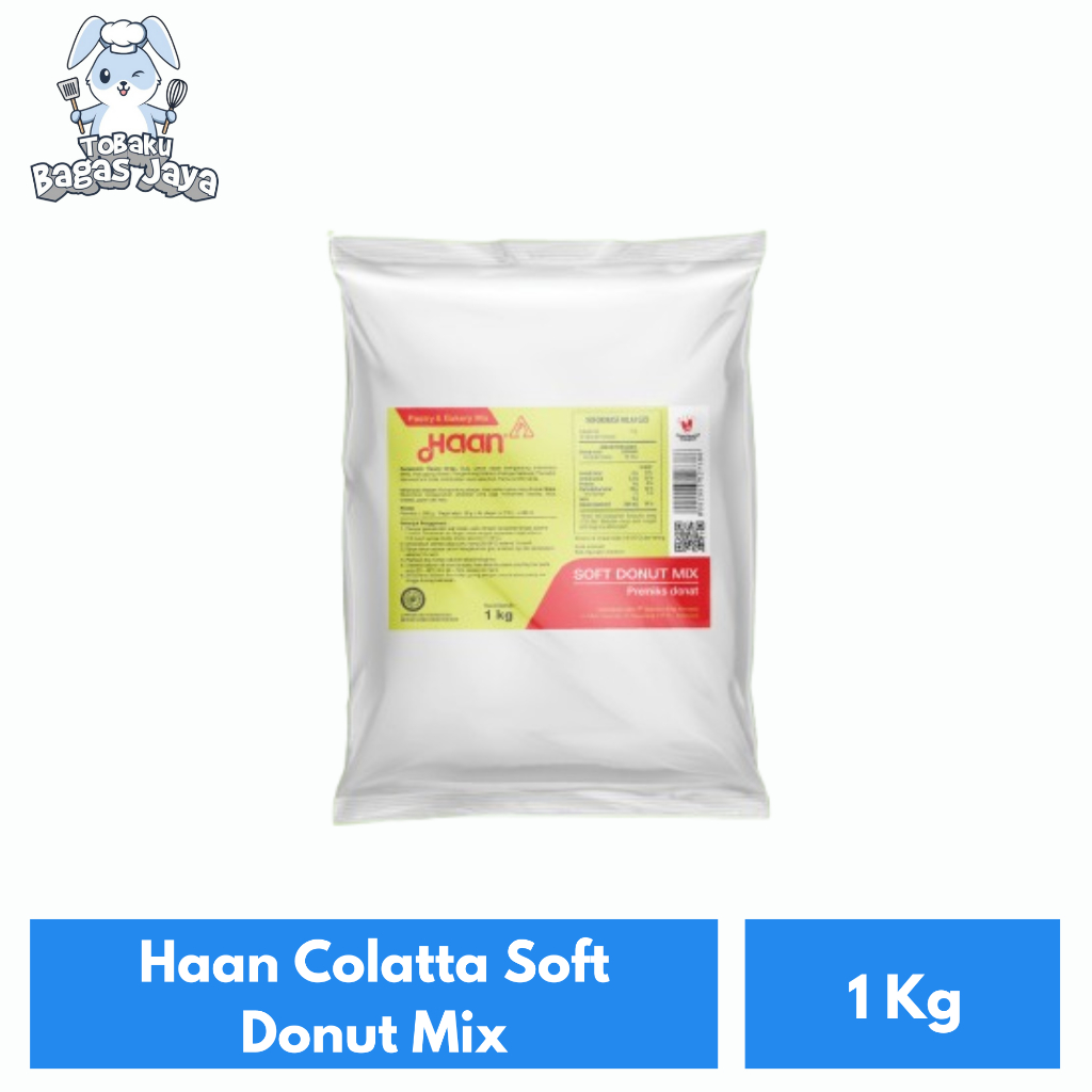 

Campuran Tepung Haan Colatta Soft Donut Mix 1 Kg / Repack 500 Gram