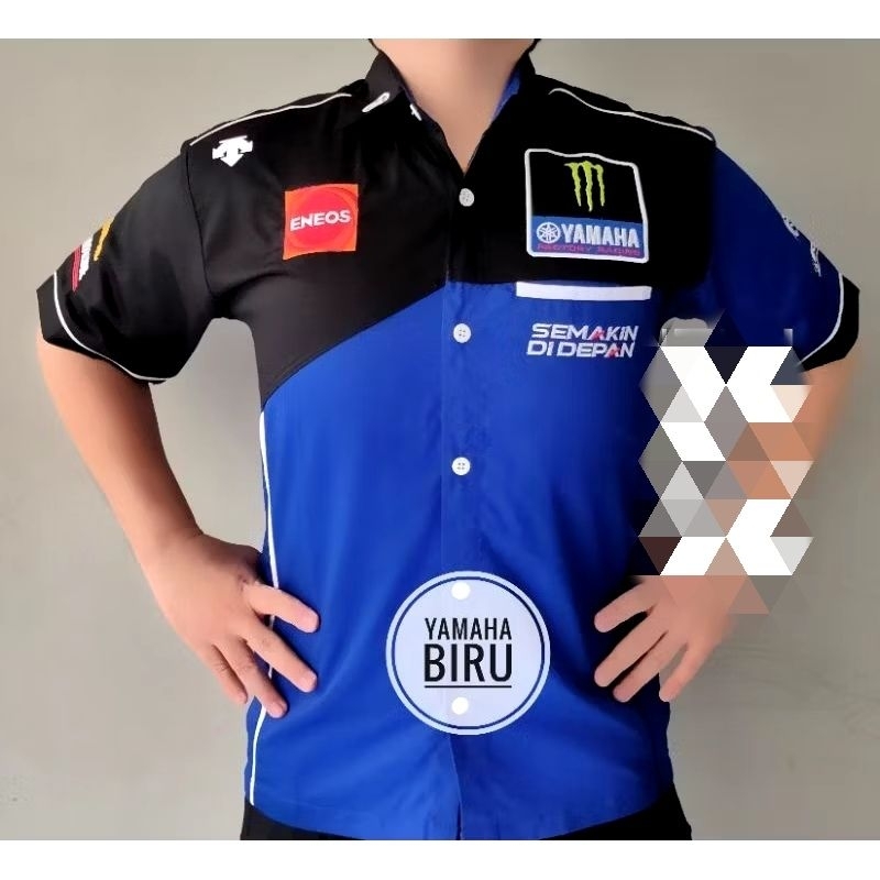 baju seragam yamaha racing team enzino sport baju racing baju motor yamaha seragam bengkel seragam o