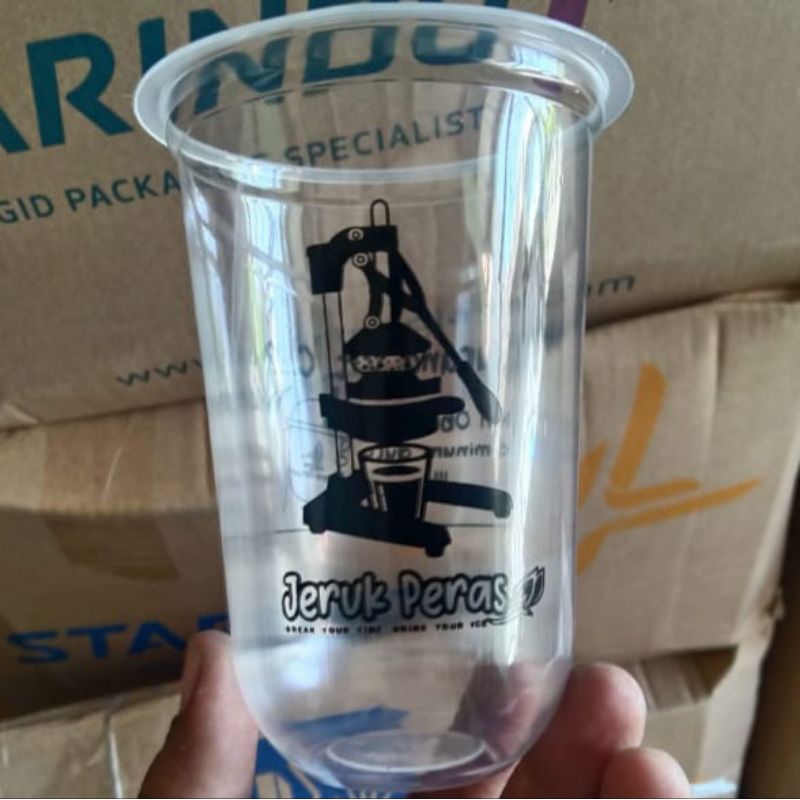 Cup Sablon. 16 Oz. Hokaku Oval. 7 gr. 1000 pcs