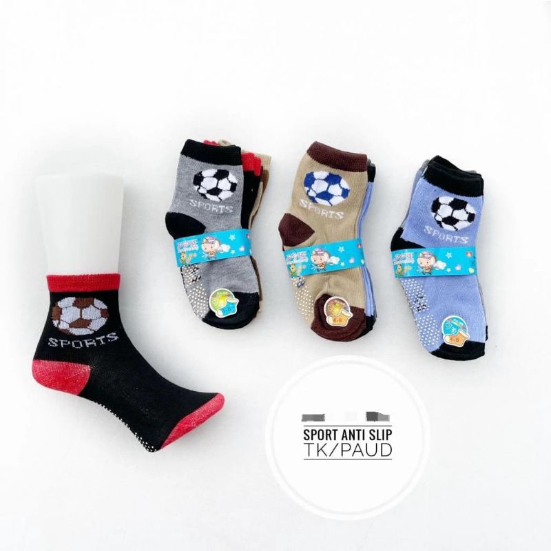 Kaos kaki sport anti slip anak tk/paud