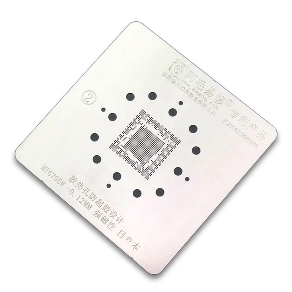 Cetakan Ic Amaoe Cpu Mt6795W Bawah 0.12Mm Magnetic Bahan Jepang (For Mold U2) Original 