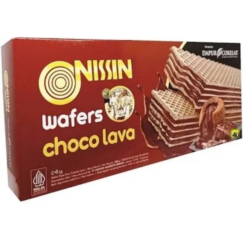 

NISSIN WAFER CHOCO LAVA BY DAPUR COKLAT 160GR