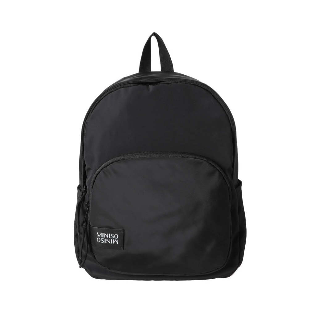 COD Miniso Vitality Mix Series Backpack Black Tas Punggung Hitam Tas Hitam Tas Sekolah Tas Ransel Mi