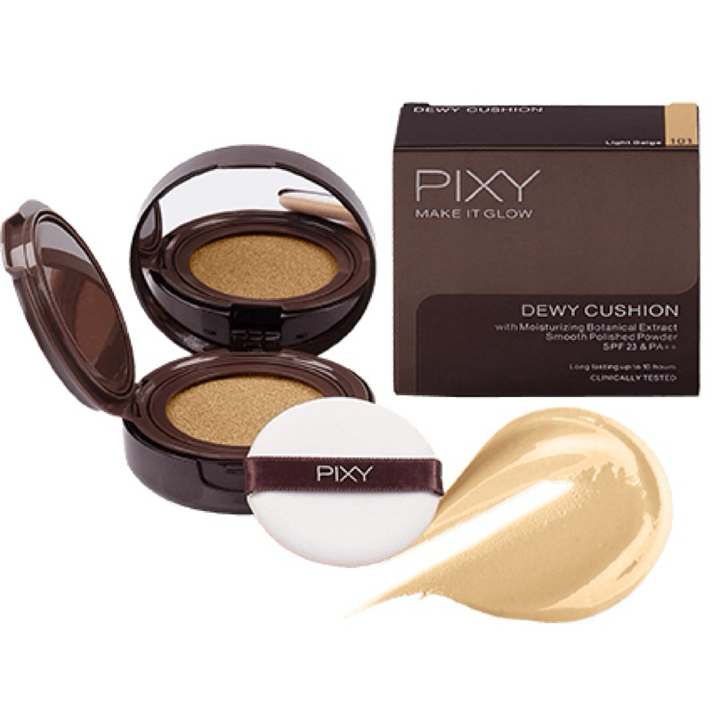 PIXY DEWY CUSHION +kaca & refil || cushion pixy || bedak ringan