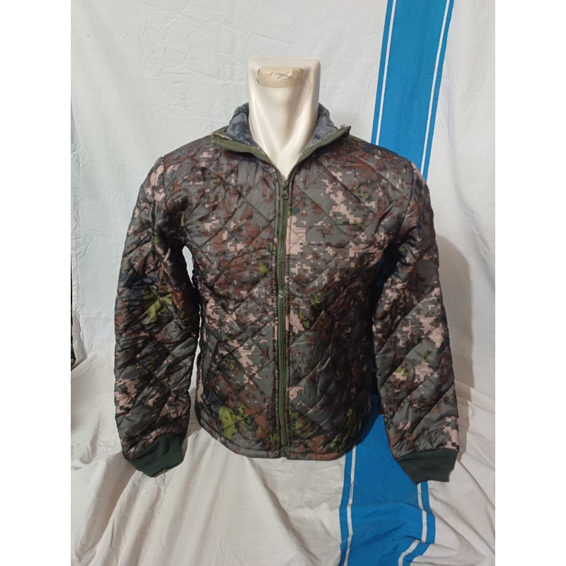 Jaket Baju Hangat Loreng Digital Granit ROKA Korea Army Like New (2)
