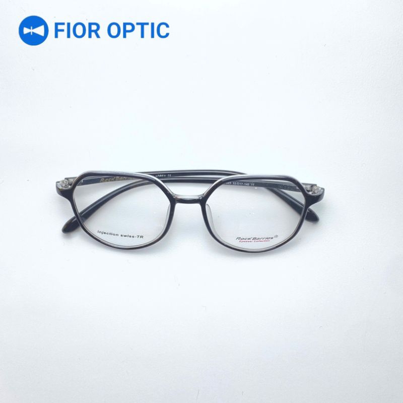 Fior Optic - Kacamata Rock Berries 883 Laki-laki Perempuan (Bisa ganti Lensa Anti Radiasi / Anti UV 