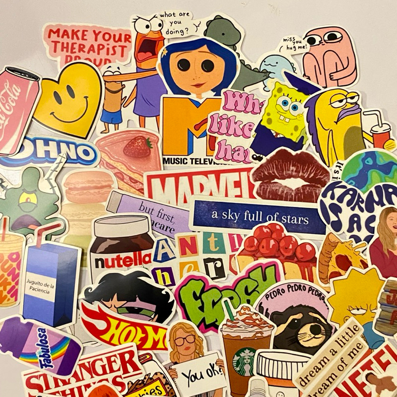 

Sticker stiker tumblr Random sticker #2 ukuran A4