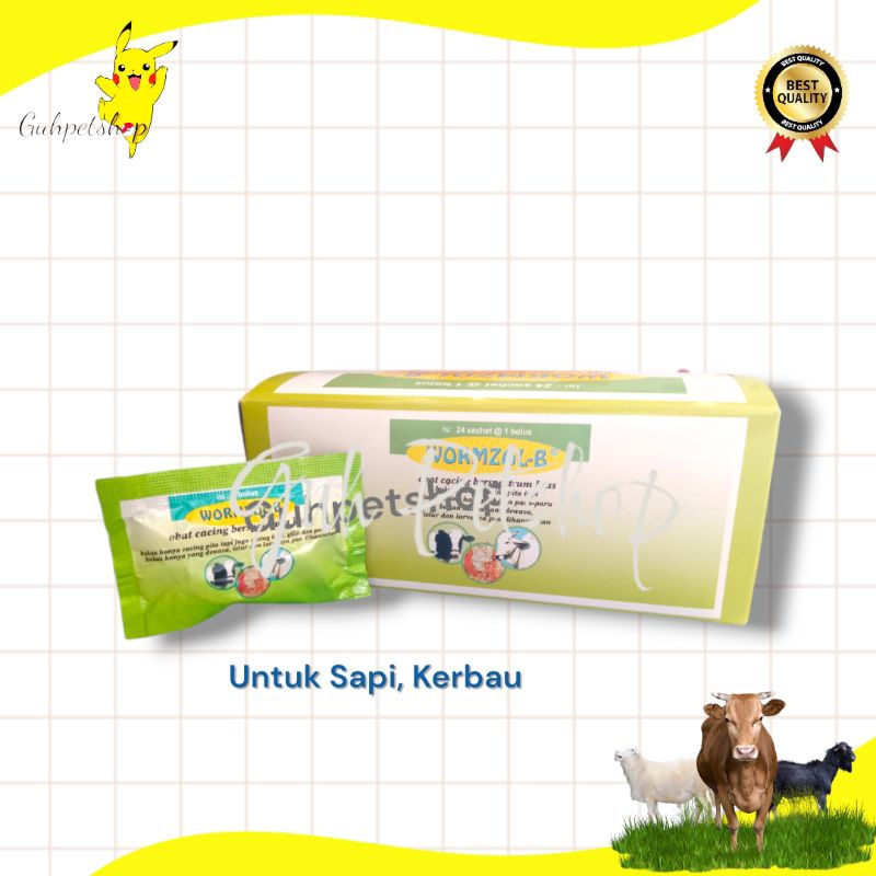 Wormzol - B. Obat Cacing Sapi & Kerbau