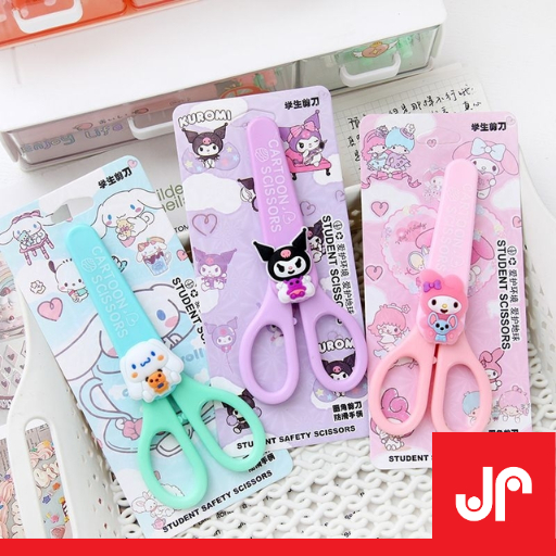 

GUNTING ANAK MOTIF KUROMI LUCU / GUNTING SEKOLAH ANAK AMAN/ KIDS SCISSORS