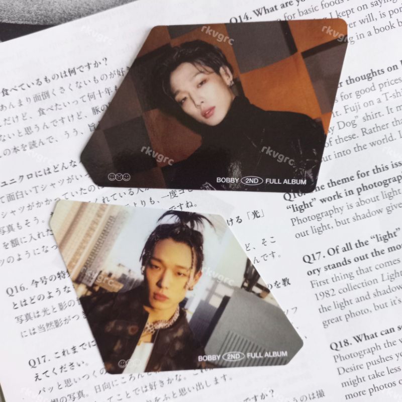 (READY STOCK) BOBBY IKON PHOTOCARD LUCKY MAN