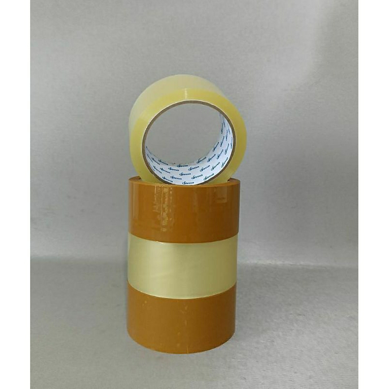 

Isolasi OPP Coklat 45MM100Y Lakban Bening 45MM90Y Murce Packaging Olshop 72 Pcs