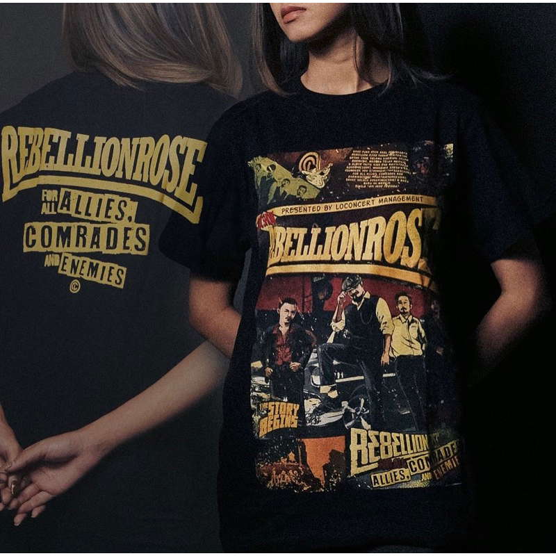 REBELLION ROSE COMIC (BLACK) – Locshow #2 Official Band Merchandise