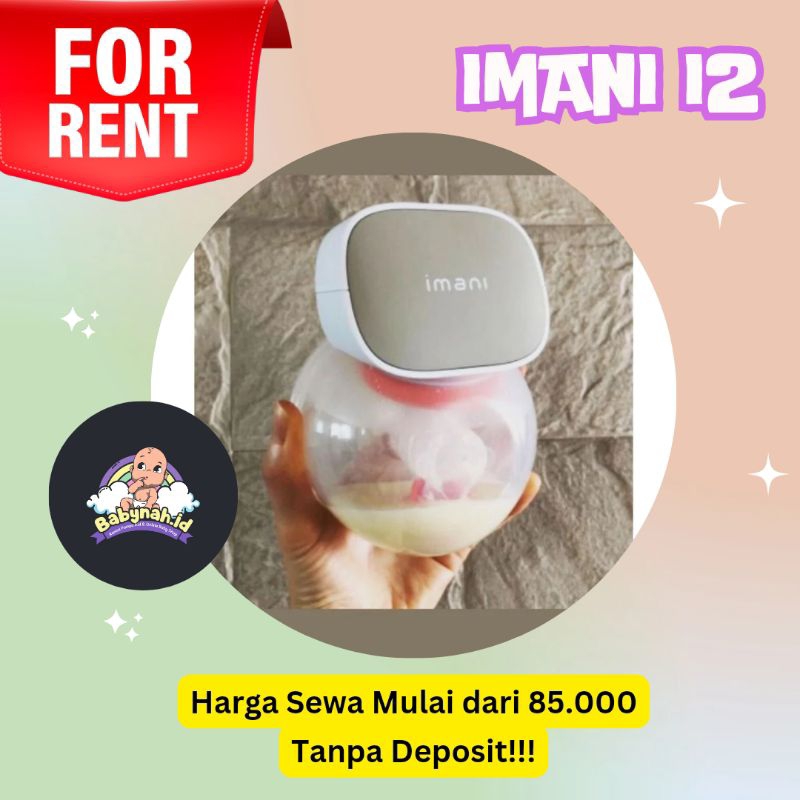 Sewa Pompa ASI Imani i2 Tanpa Deposit Babynah.id