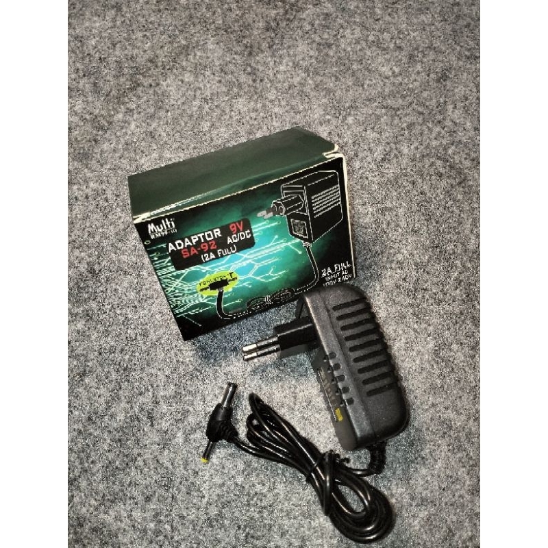 Adaptor 9 Volt, charger speaker bluetooth