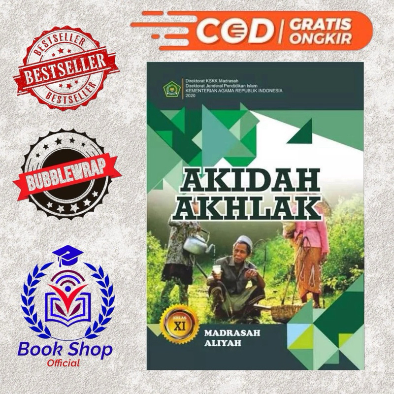 Buku Akidah Akhlak MA Kelas 11 KMA 2020