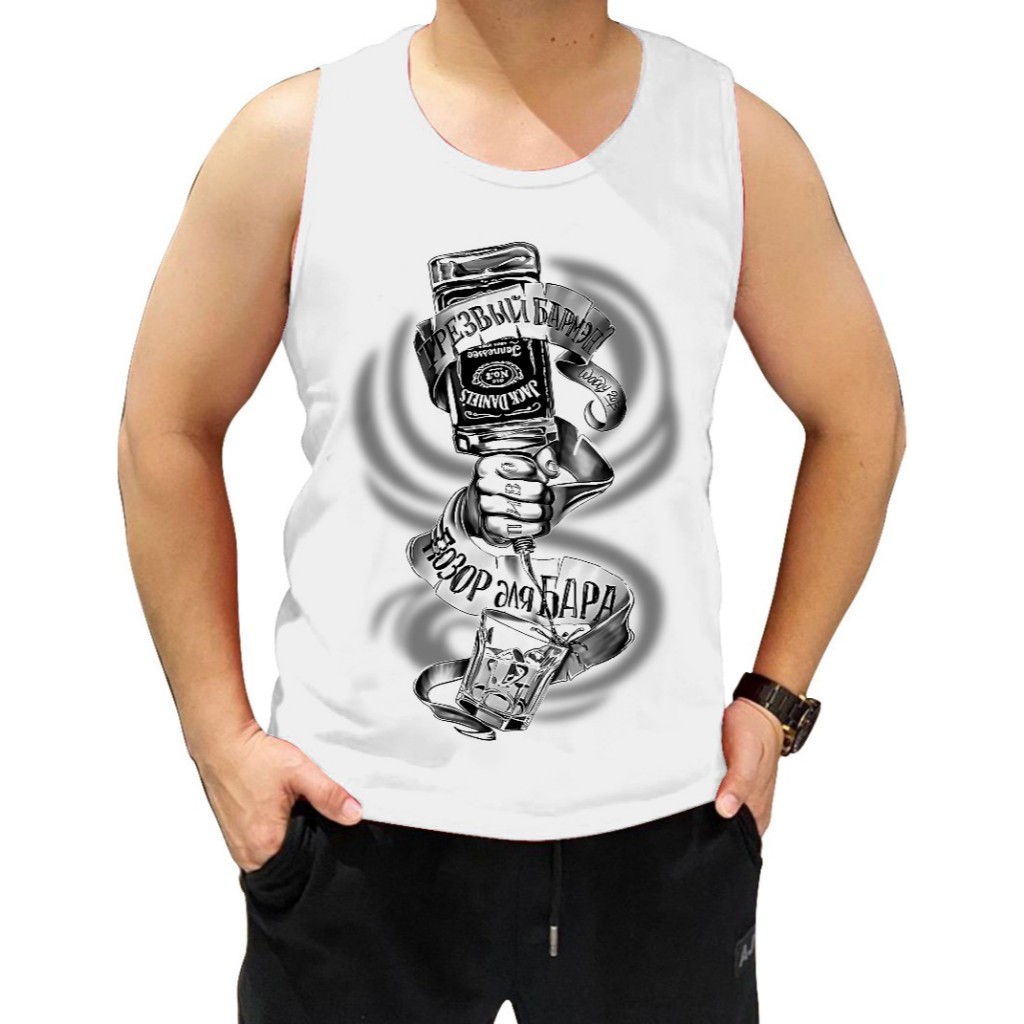 Singlet Distro Pria Keren / Kaos Distro Pria Singlet Keren sablon botol Baju Singlet Distro / Kaos S