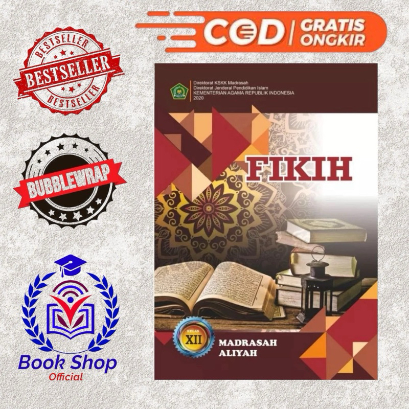 Buku Siswa Kelas 12 Fikih MA Madrasah Aliyah Kemenag Revisi Terbaru
