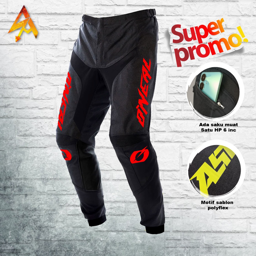 Celana motocross trabas motor cross trail adventure enduro touring pants clana cros pakaian sepeda r