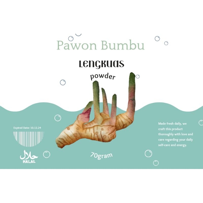 

lengkuas atau laos powder / bubuk