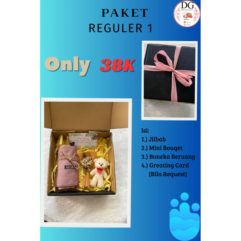 

HAMPERS CEWEK JILBAB & BONEKA (REGULER 1)