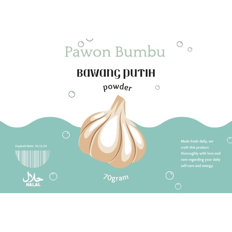 

bawang putih powder / bubuk