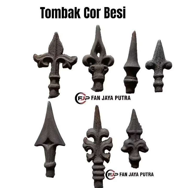 Ornamen Tombak besi cor | Aksesories Pagar besi