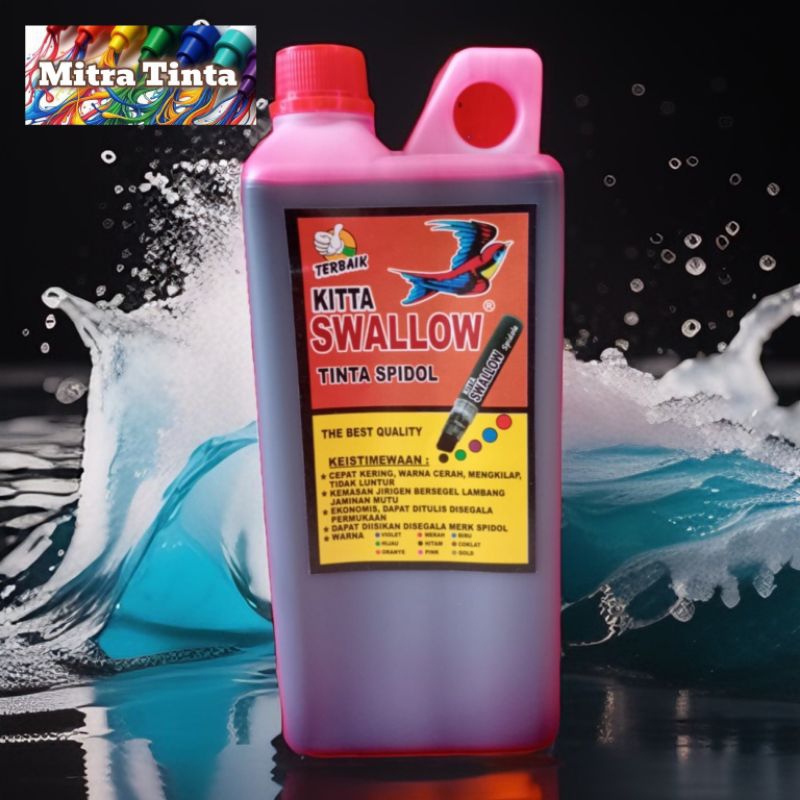 

KITTA SWALLOW Tinta Spidol Permanent warna Merah