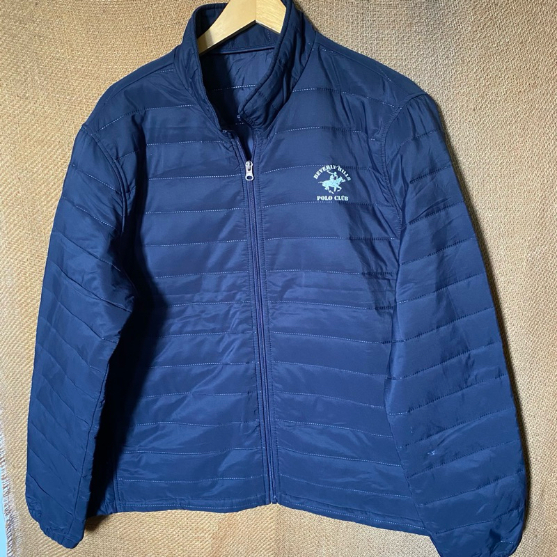 Beverly Hills Polo Club Light Puffer Navy Jacket Man