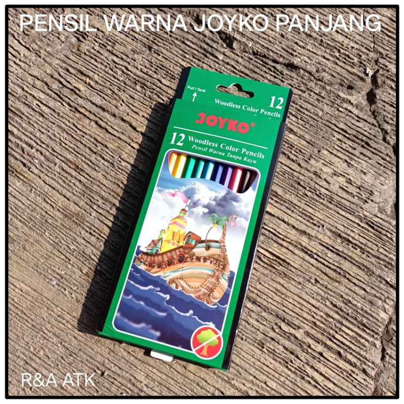 

Pensil Warna Joyko Panjang Isi 12 Warna