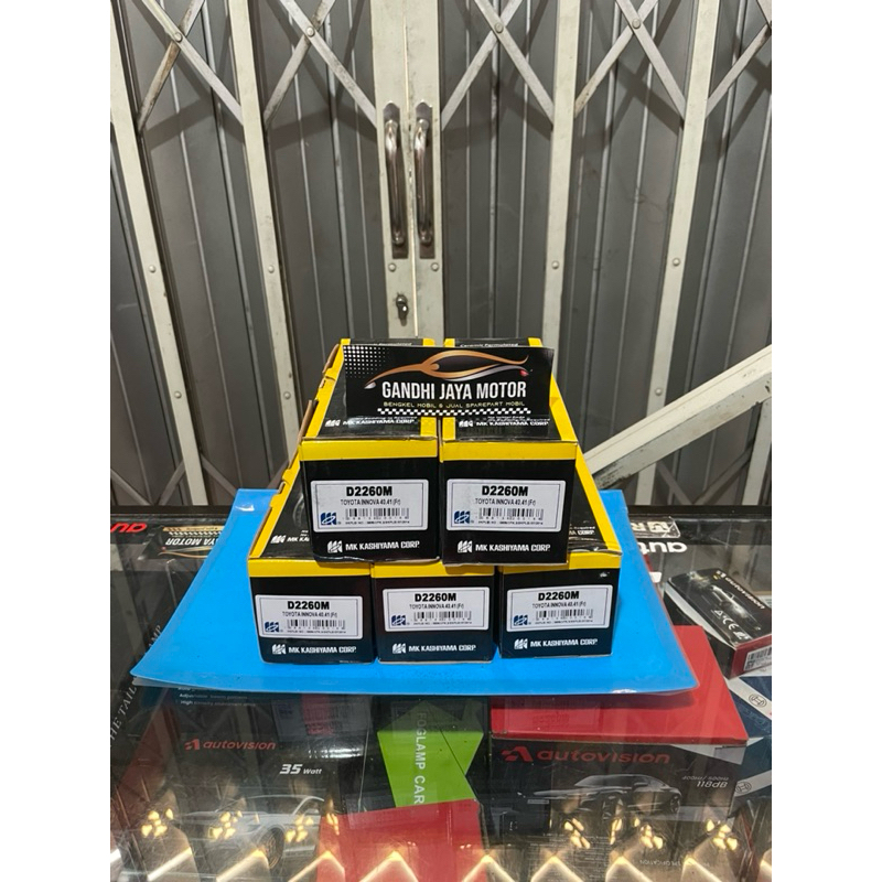 KAMPAS REM DEPAN/BRAKE PAD TOYOTA INNOVA 2004-2015 MK KASHIYAMA