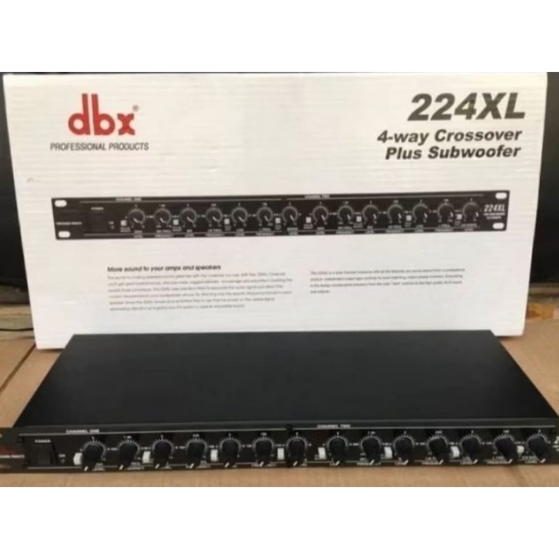 ￼crossover dbx 224xl dbx224xl 224 xl 4way plus subwoofer
