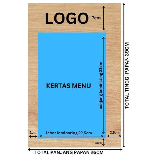 

PAPAN BUKU MENU CUSTOM
