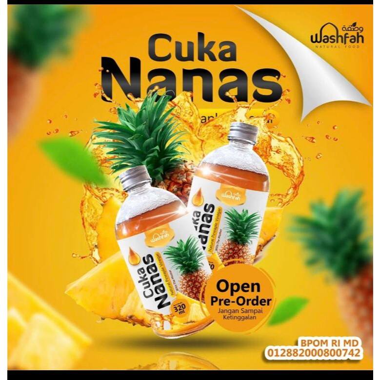 

Cuka Nanas Asli Natural Pineapple Vinegar original 320 Ml