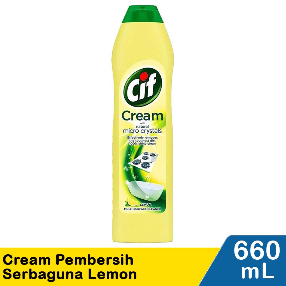Cif cream 660 Ml Pembersih serbaguna krim cleanser stainless