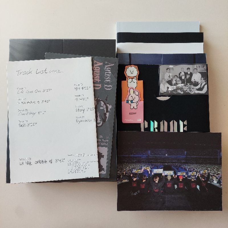 [Available] Album Only Proof Standard + PC Photocard Group OT7 BTS Official Lyric Poster BE Deluxe S