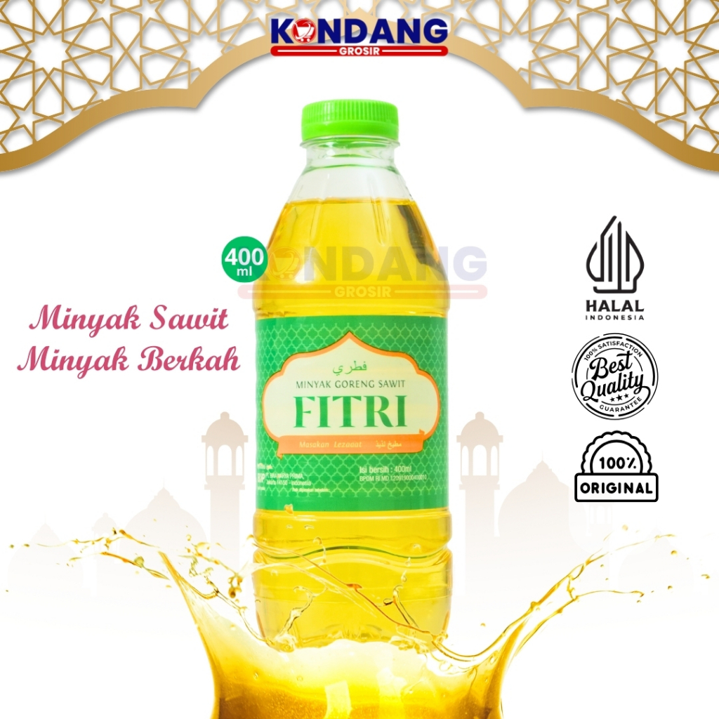 

Minyak Goreng Fitri 400 ml - Minyak Sawit Berkualitas